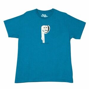 Still Woozy Graphic T Shirt Blue Large Indie Music Band Merch Tee